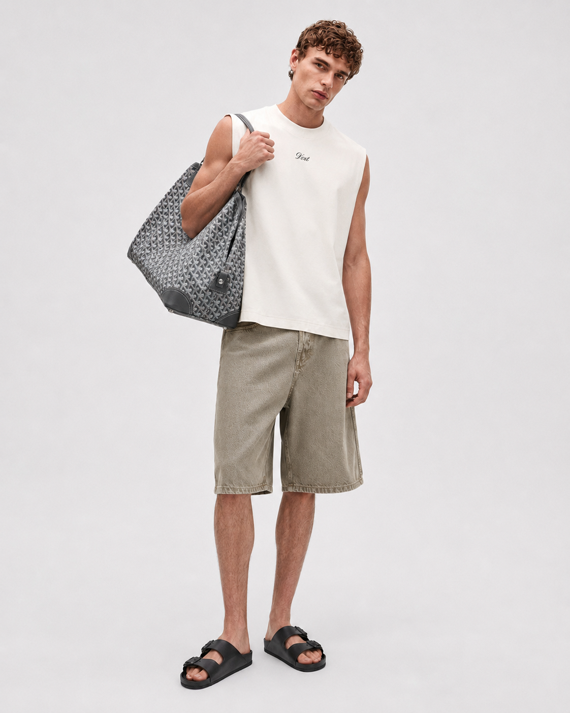 Straight-leg Bermuda shorts