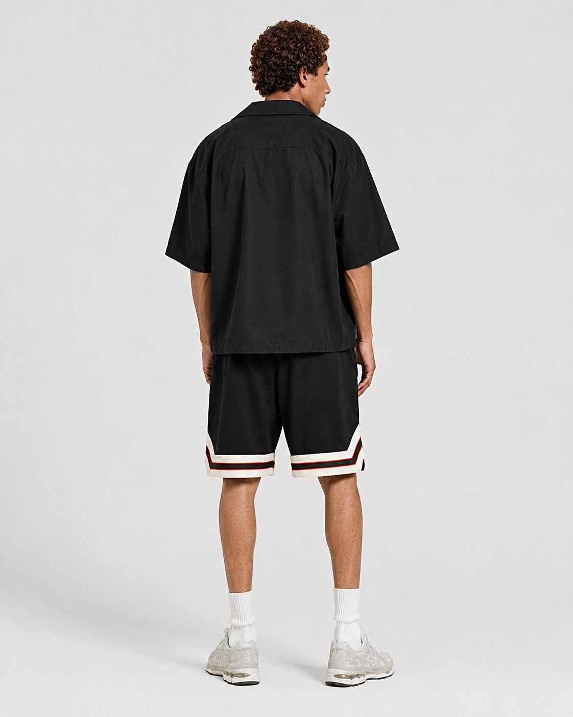profound aesthetic black tiger basketball shorts