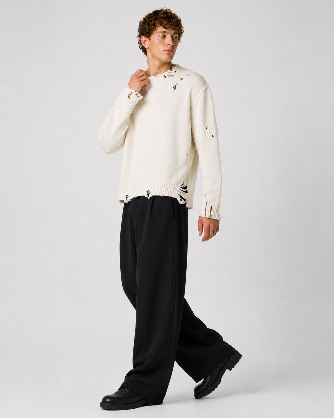Structured Wide Trouser