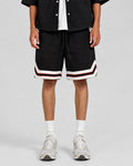 profound aesthetic black tiger basketball shorts