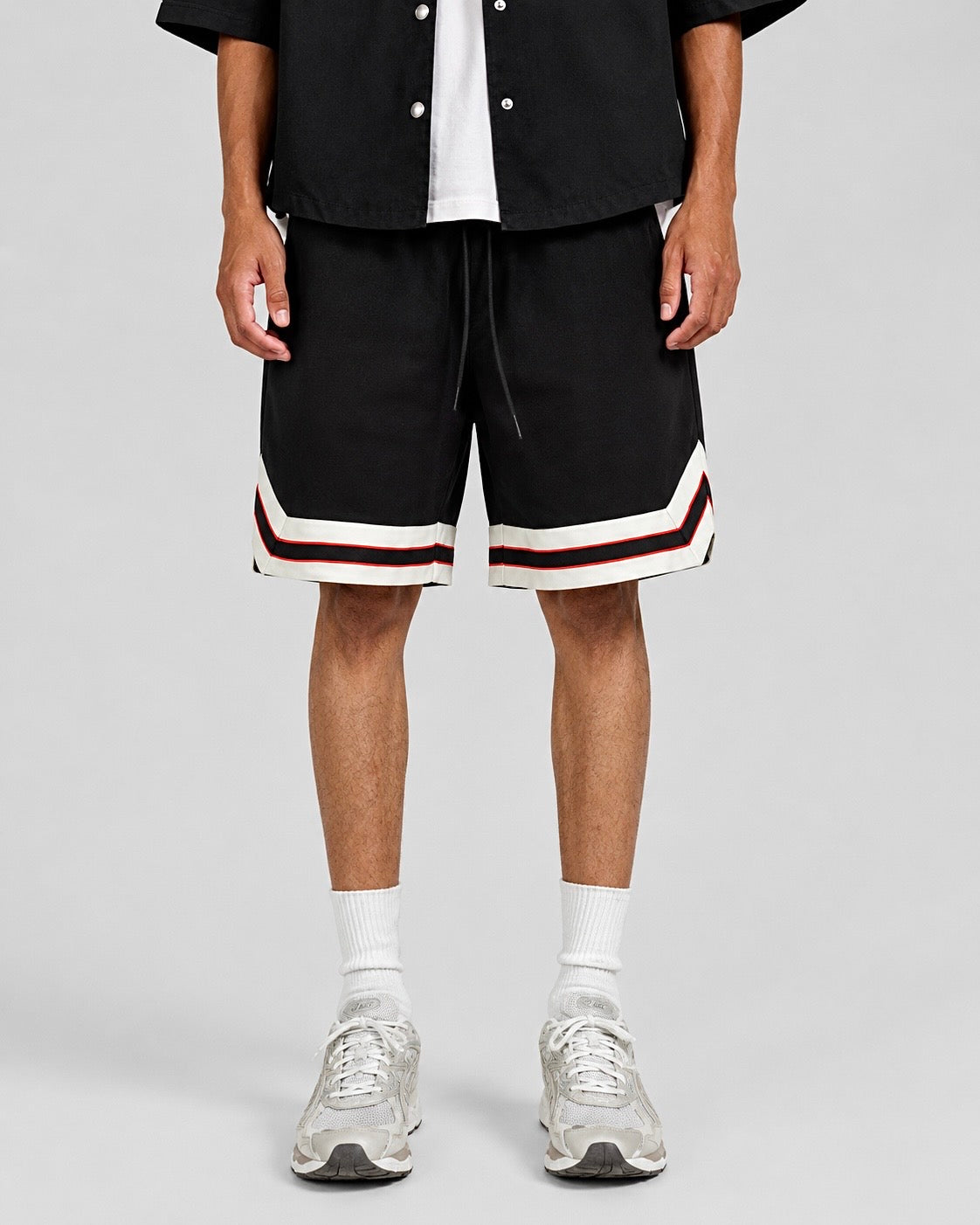 profound aesthetic black tiger basketball shorts