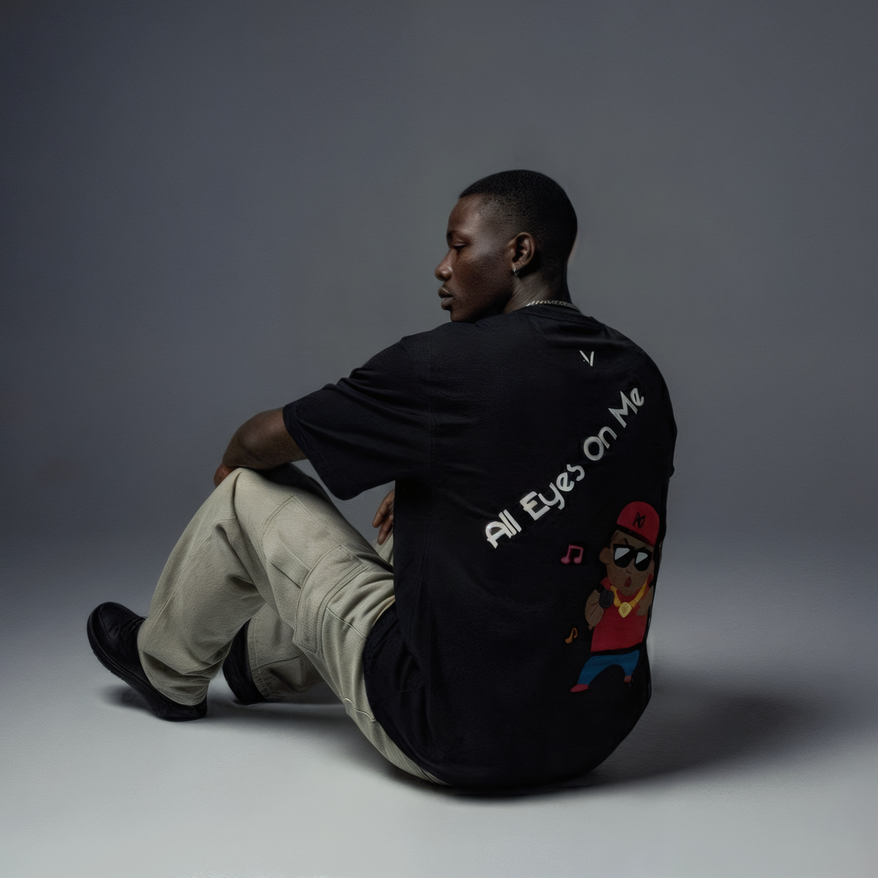 Streetwear Vert All Eyez Rapper