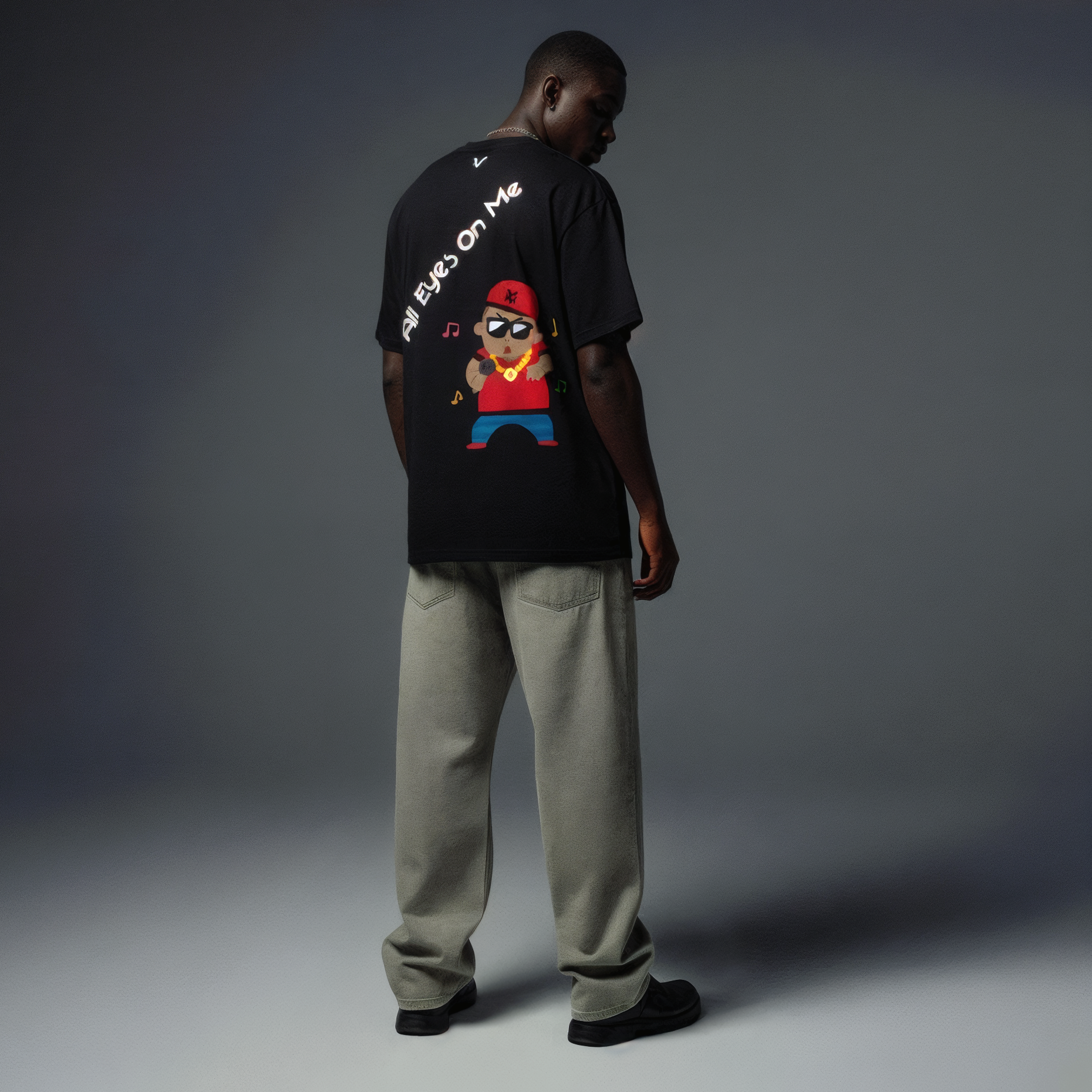 Streetwear Vert All Eyez Rapper