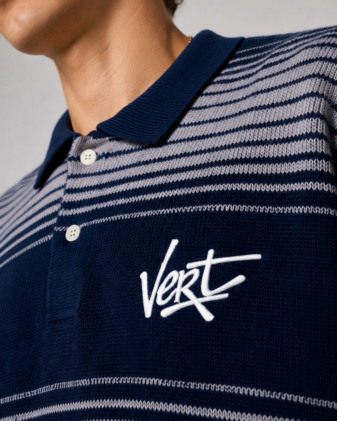 Polo Vert Signature Stripe