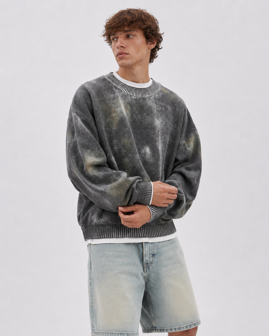 Faded Storm Knit