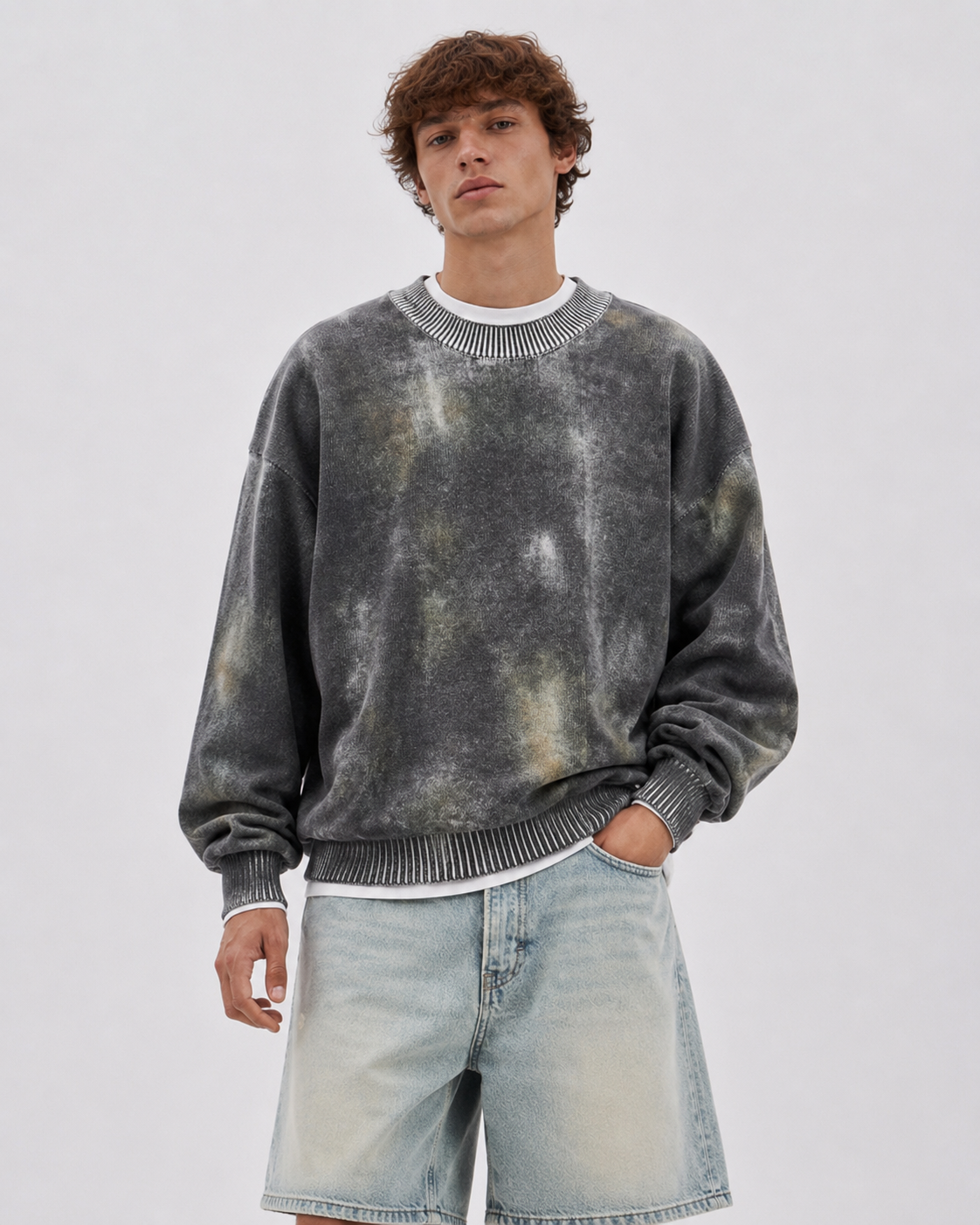 Faded Storm Knit