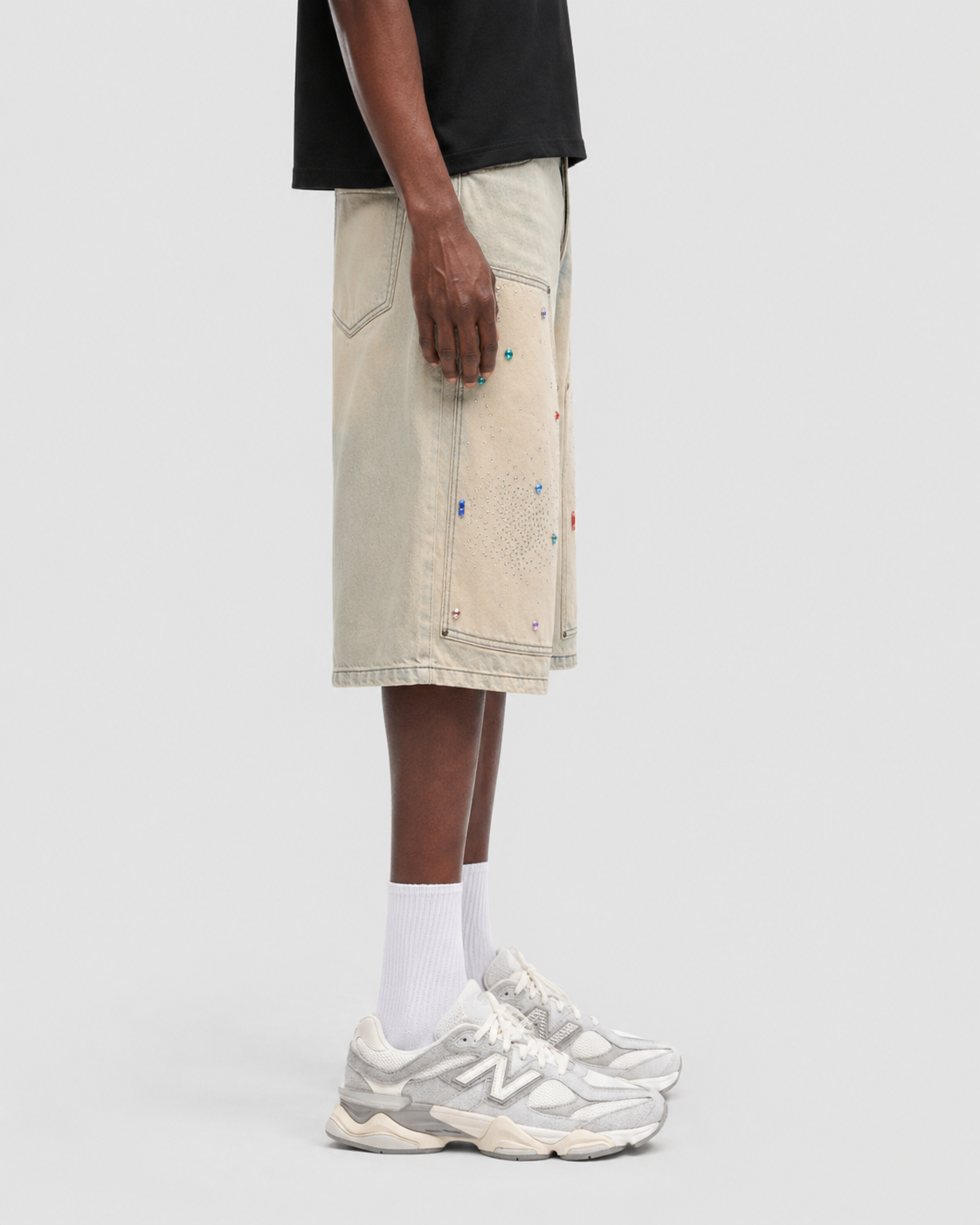 Crystal Carpenter Jorts - Light Sand