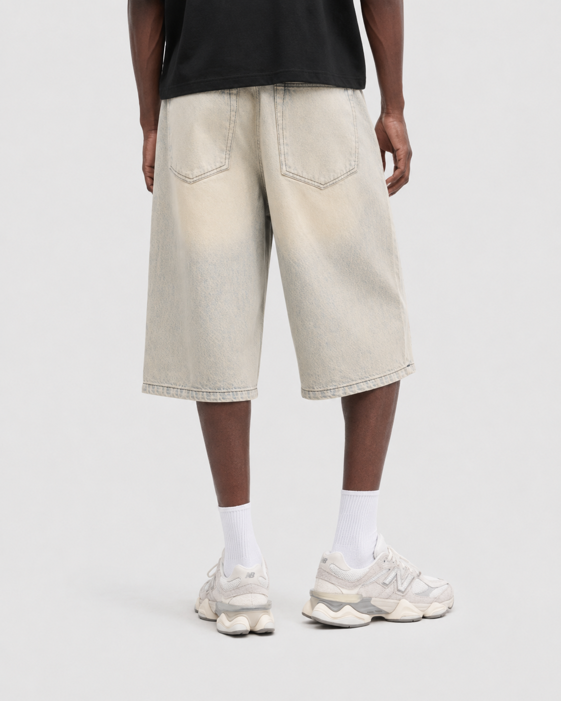Crystal Carpenter Jorts - Light Sand