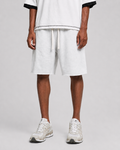 Shorts with Raw-Cut Hem