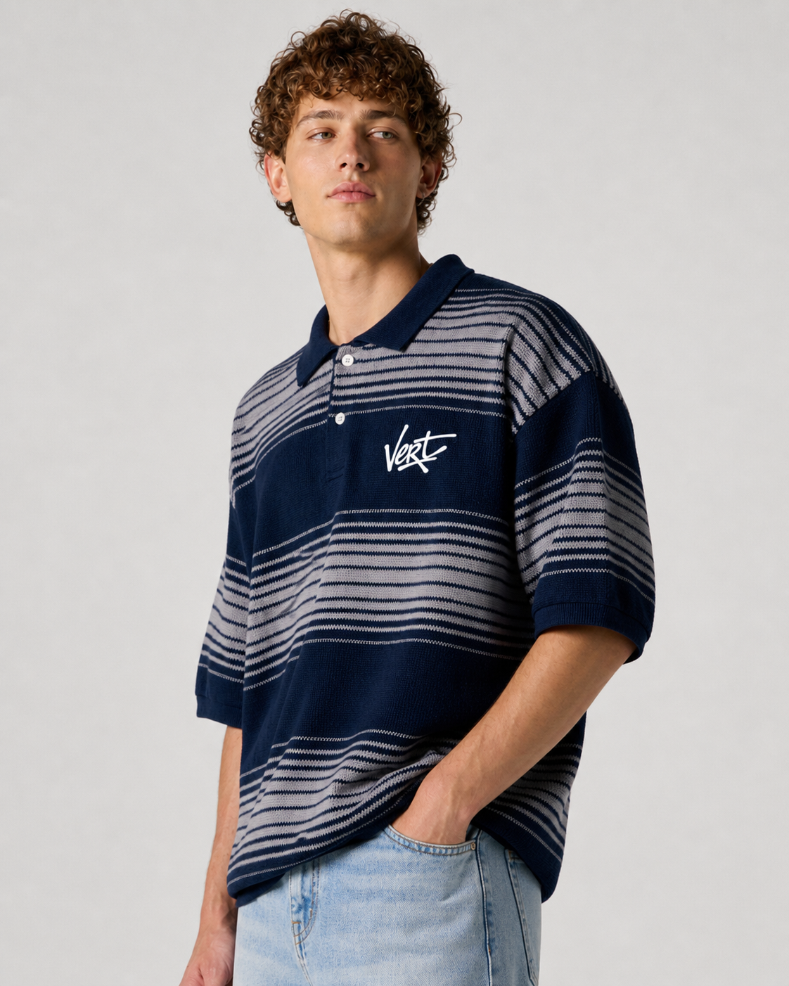 Polo Vert Signature Stripe