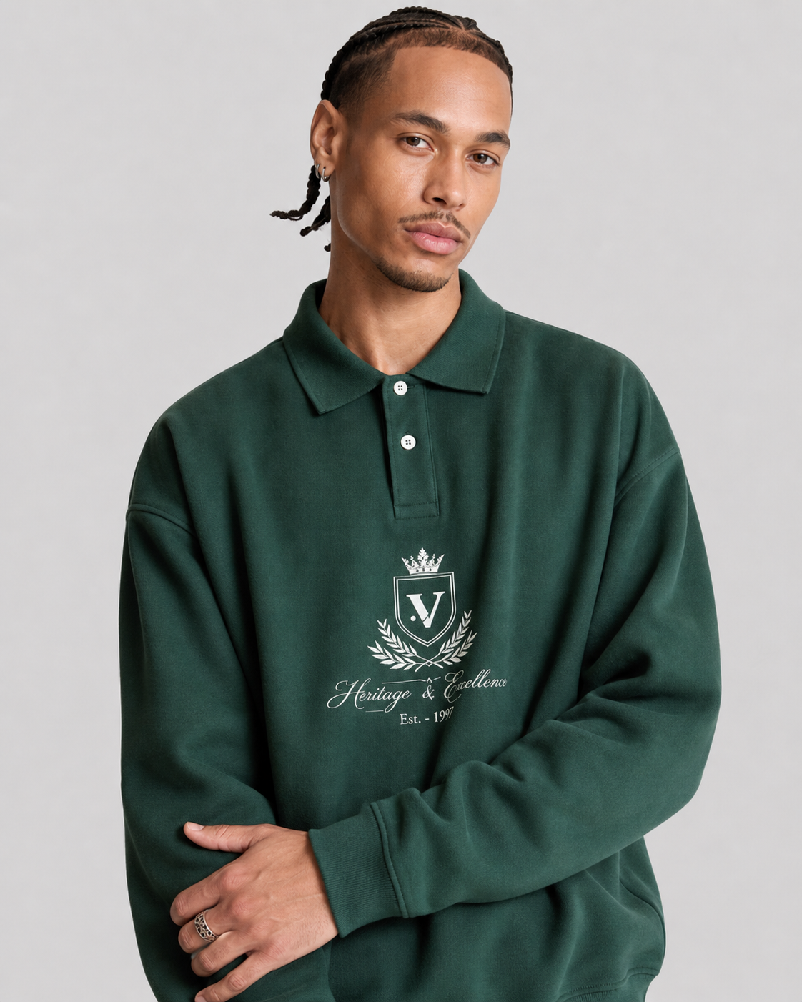 Heritage Crest Polo Sweat