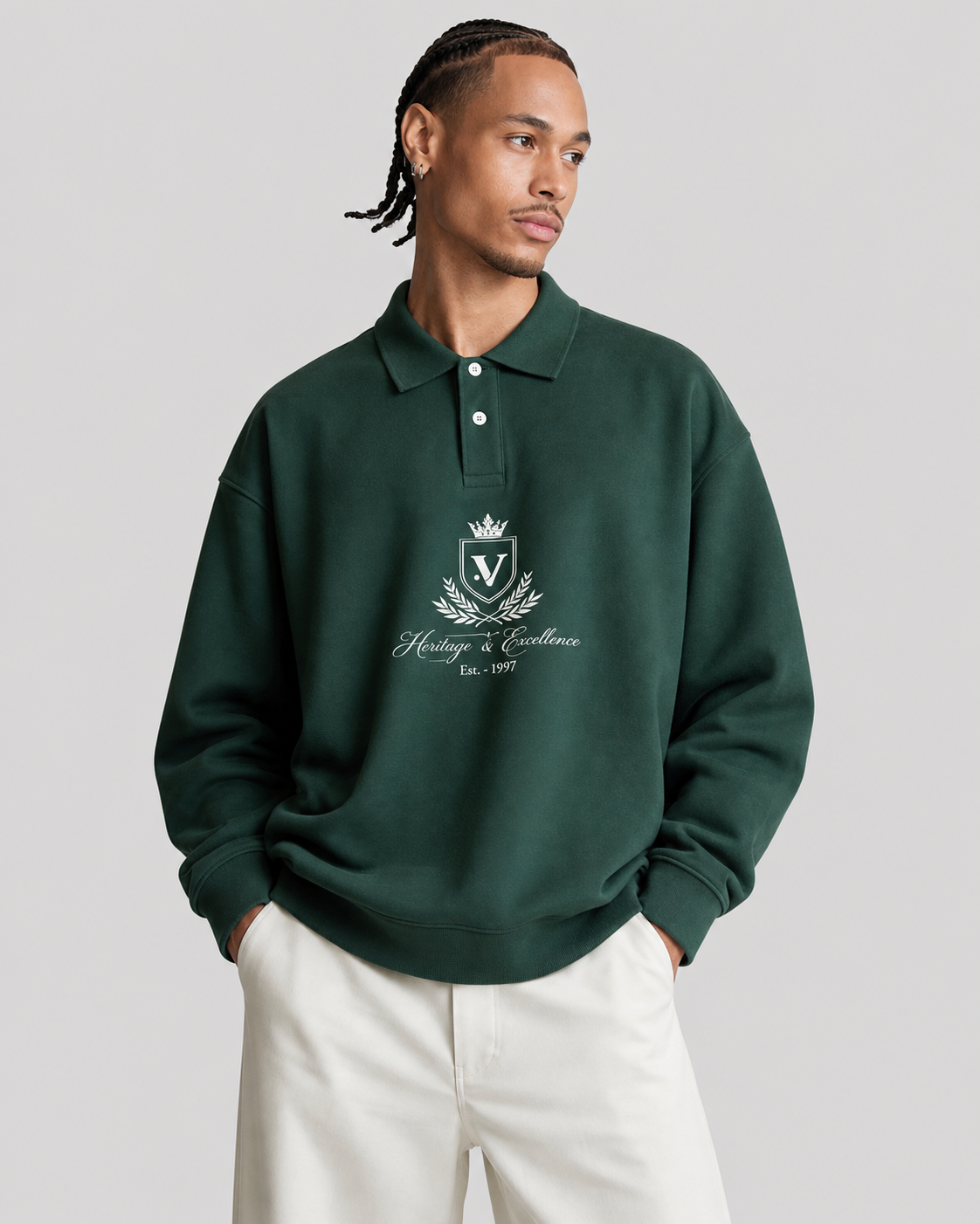 Heritage Crest Polo Sweat