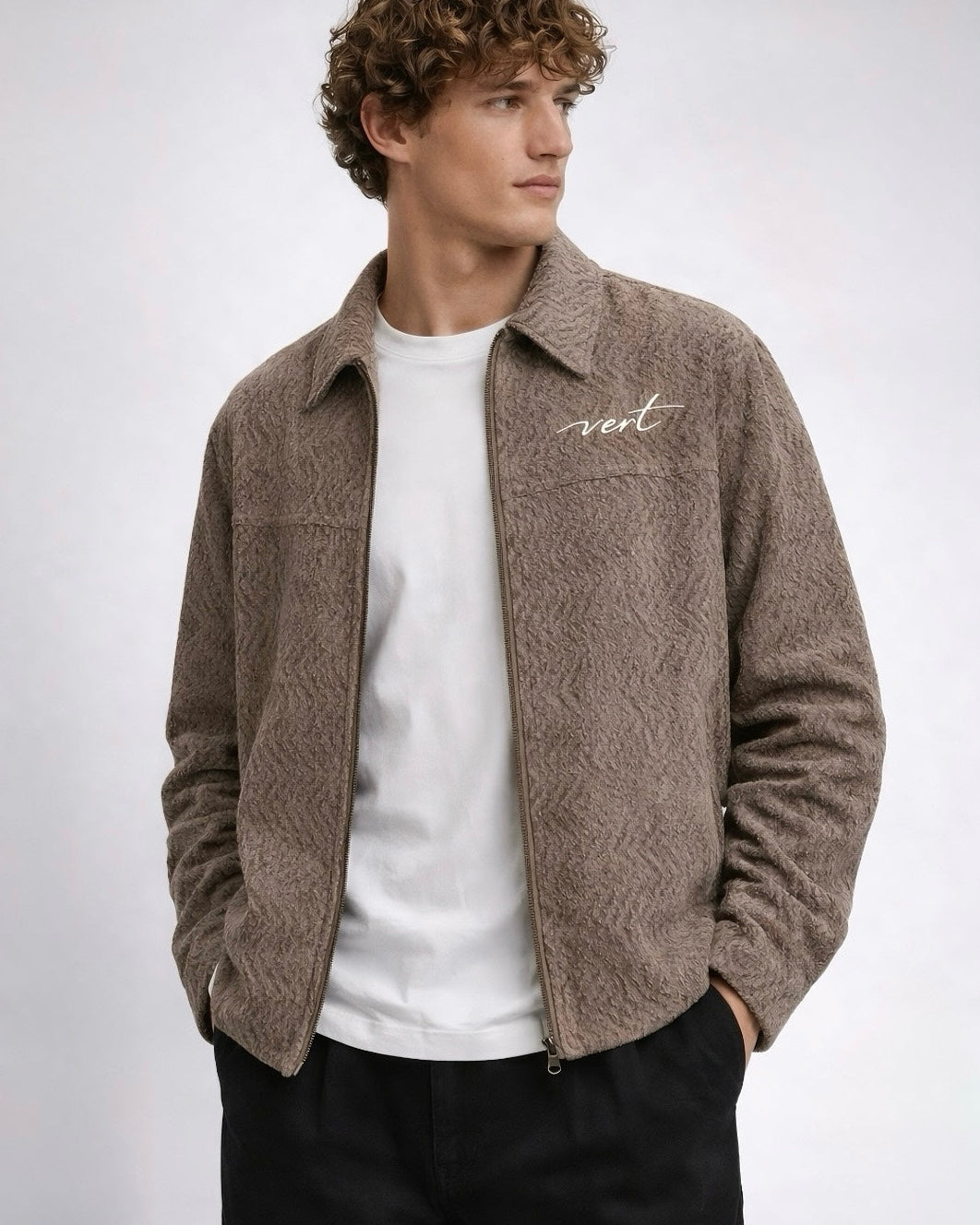 Textured Zip Jacket