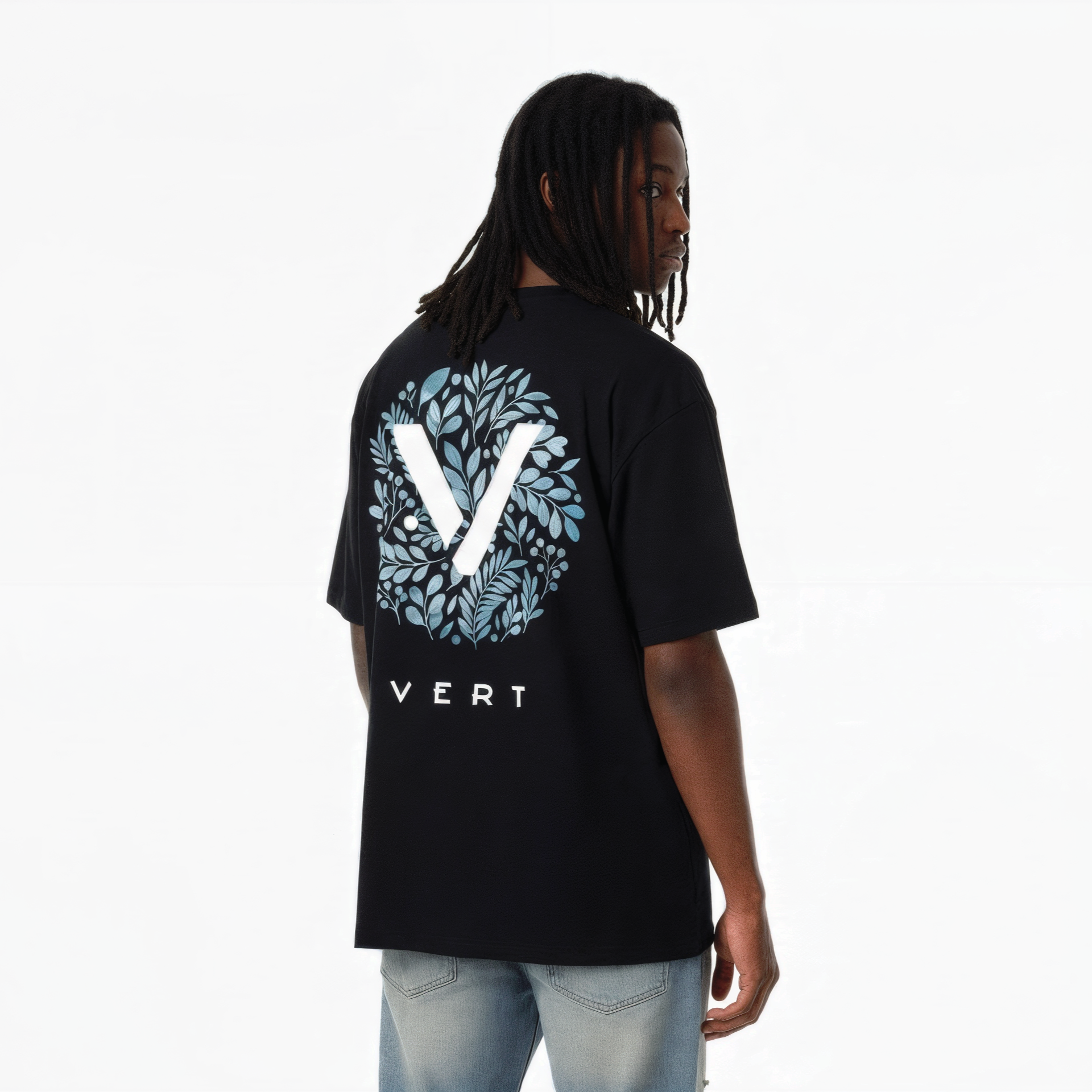 Streetwear Vert Leaf Pattern