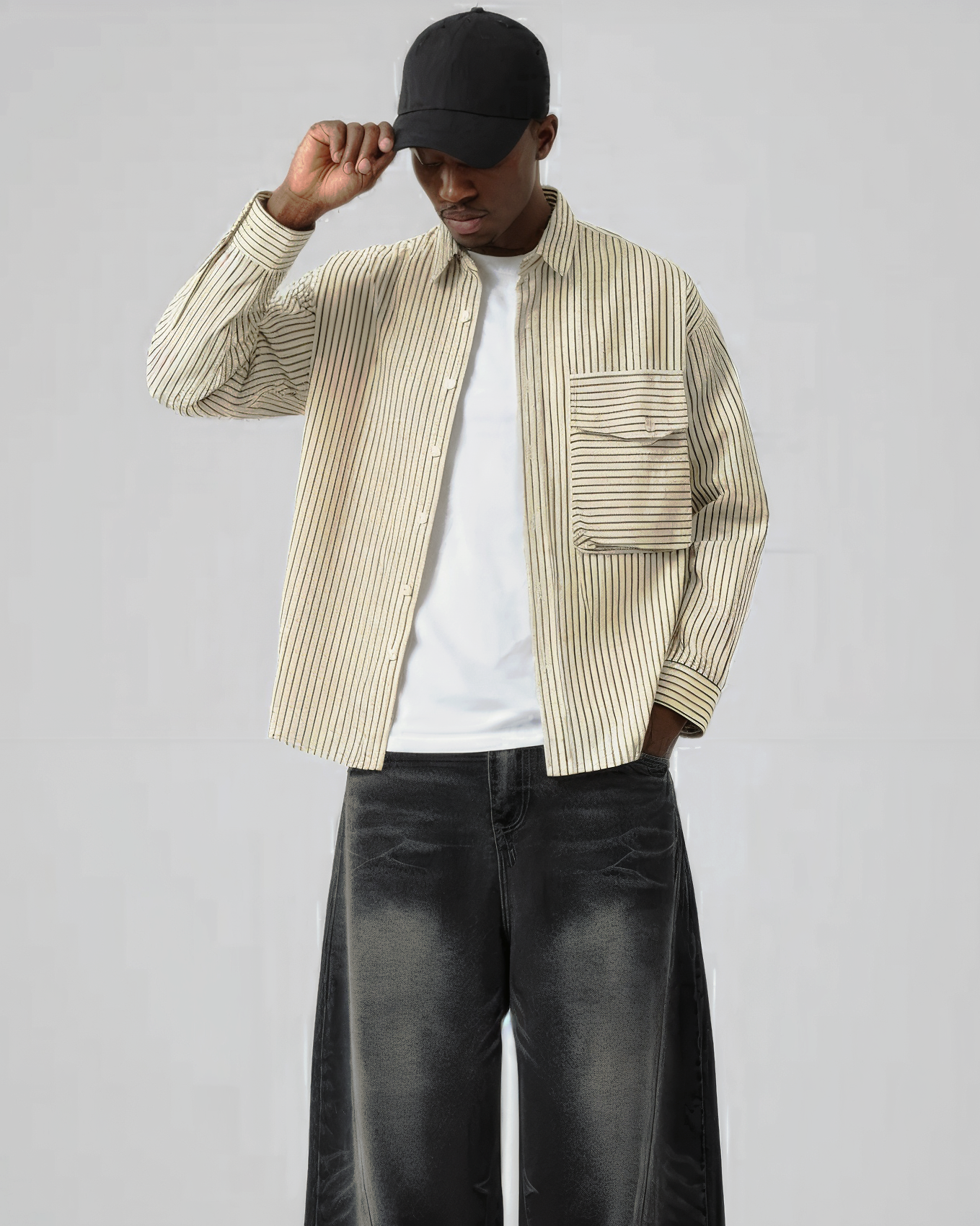 VERT Stripe Overshirt