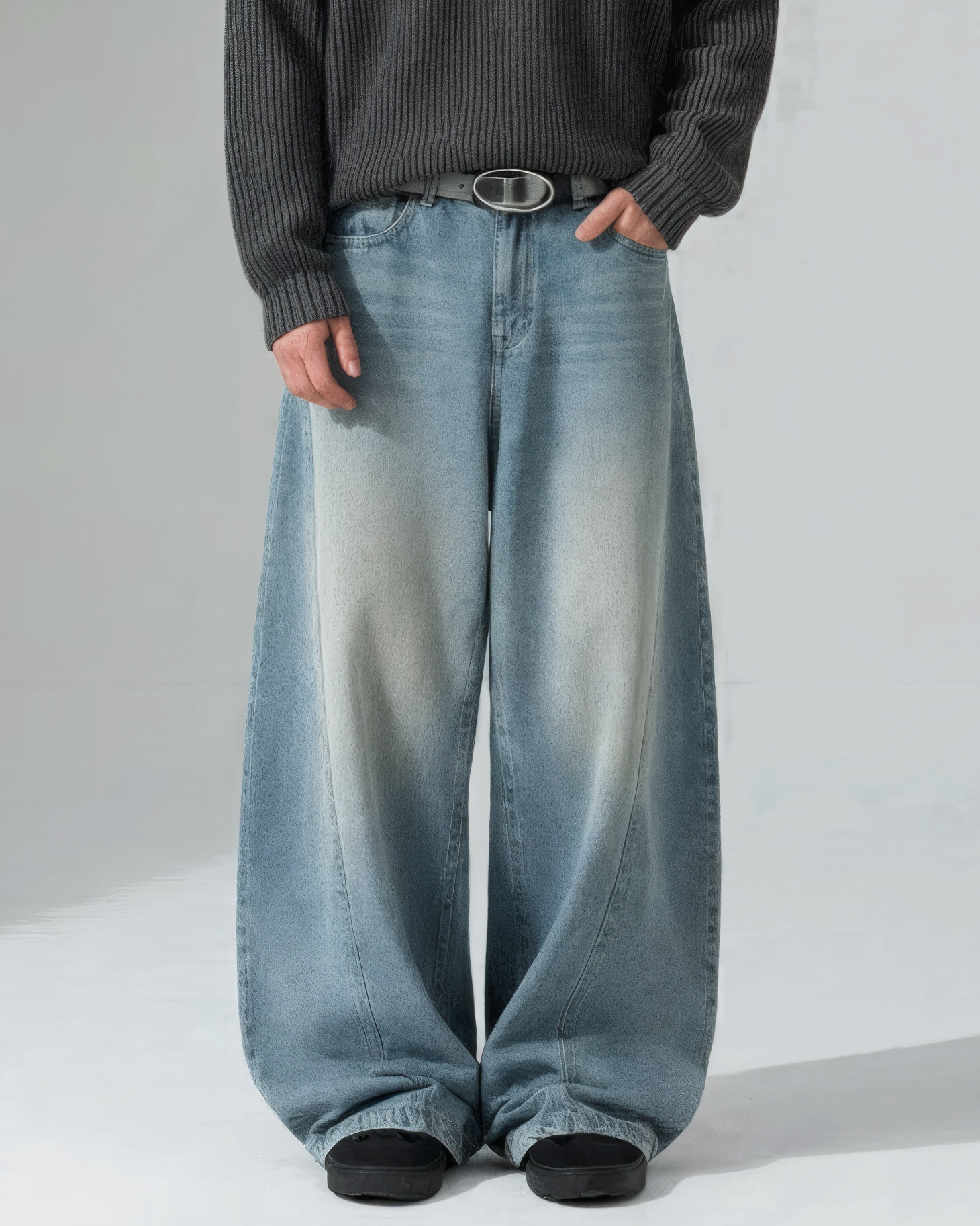VERT Denim de flujo ancho