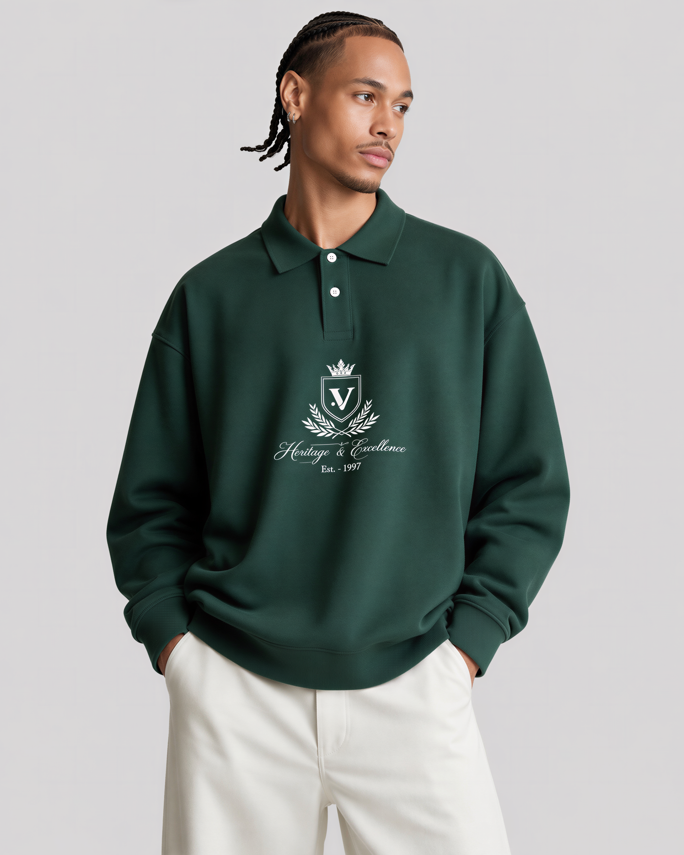 Heritage Crest Polo Sweat