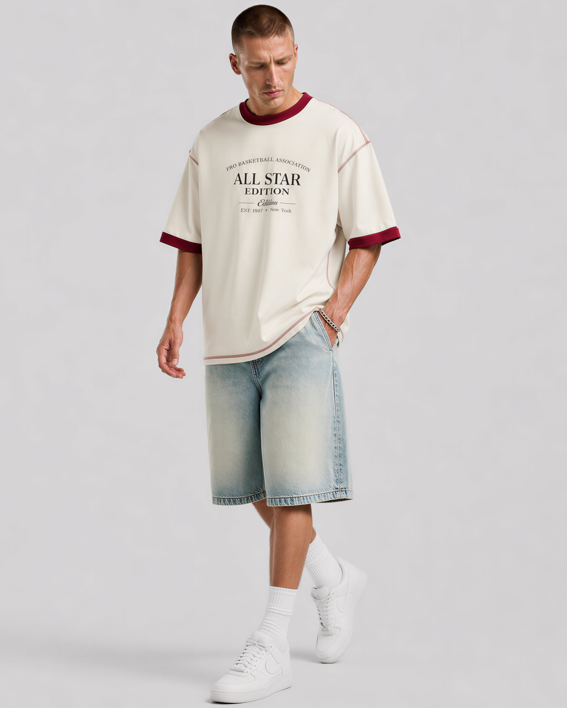 Camiseta de ringer All Star