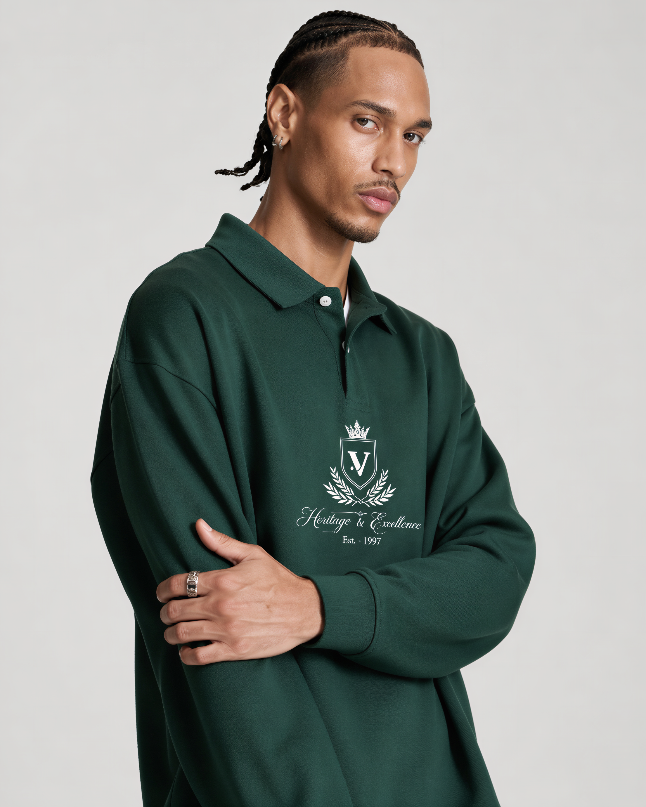 Heritage Crest Polo Sweat
