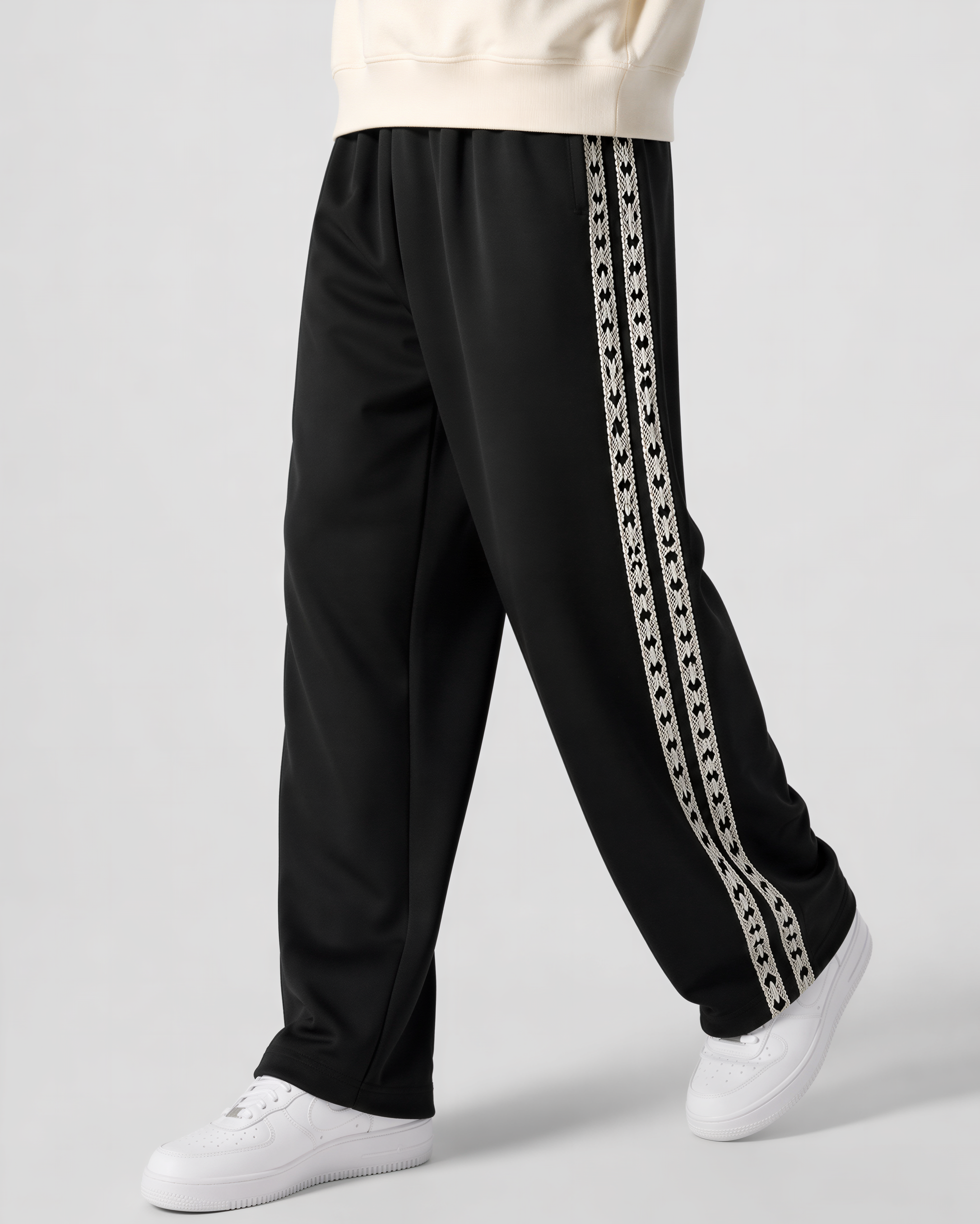 Patterned Track Pants