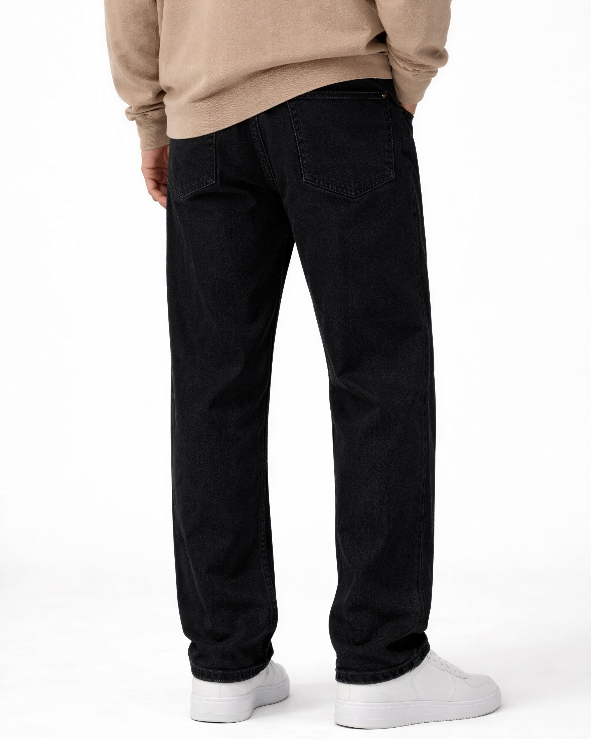 Classic Straight Denim – black