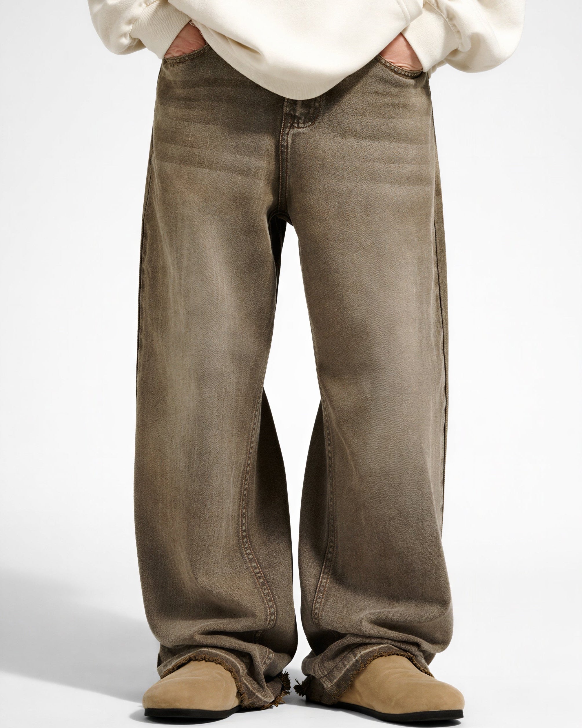 Vaqueros anchos Desert Fade