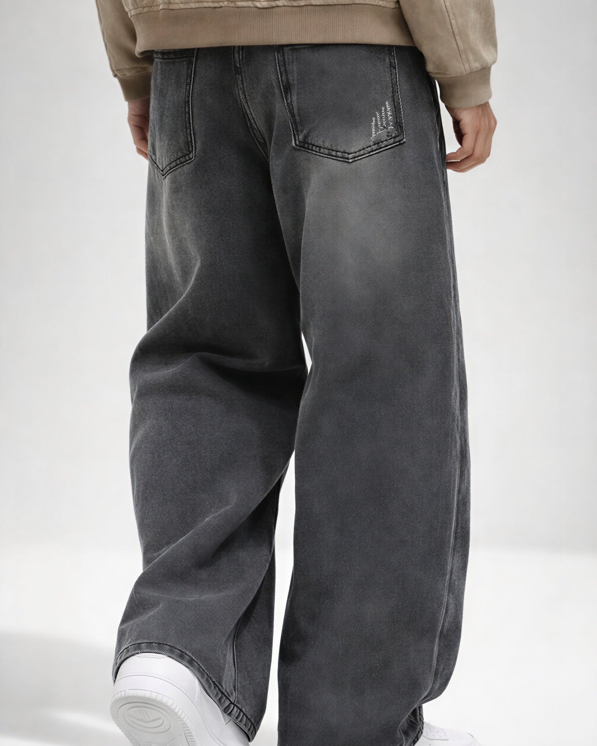 Shadow Wash Wide Jeans