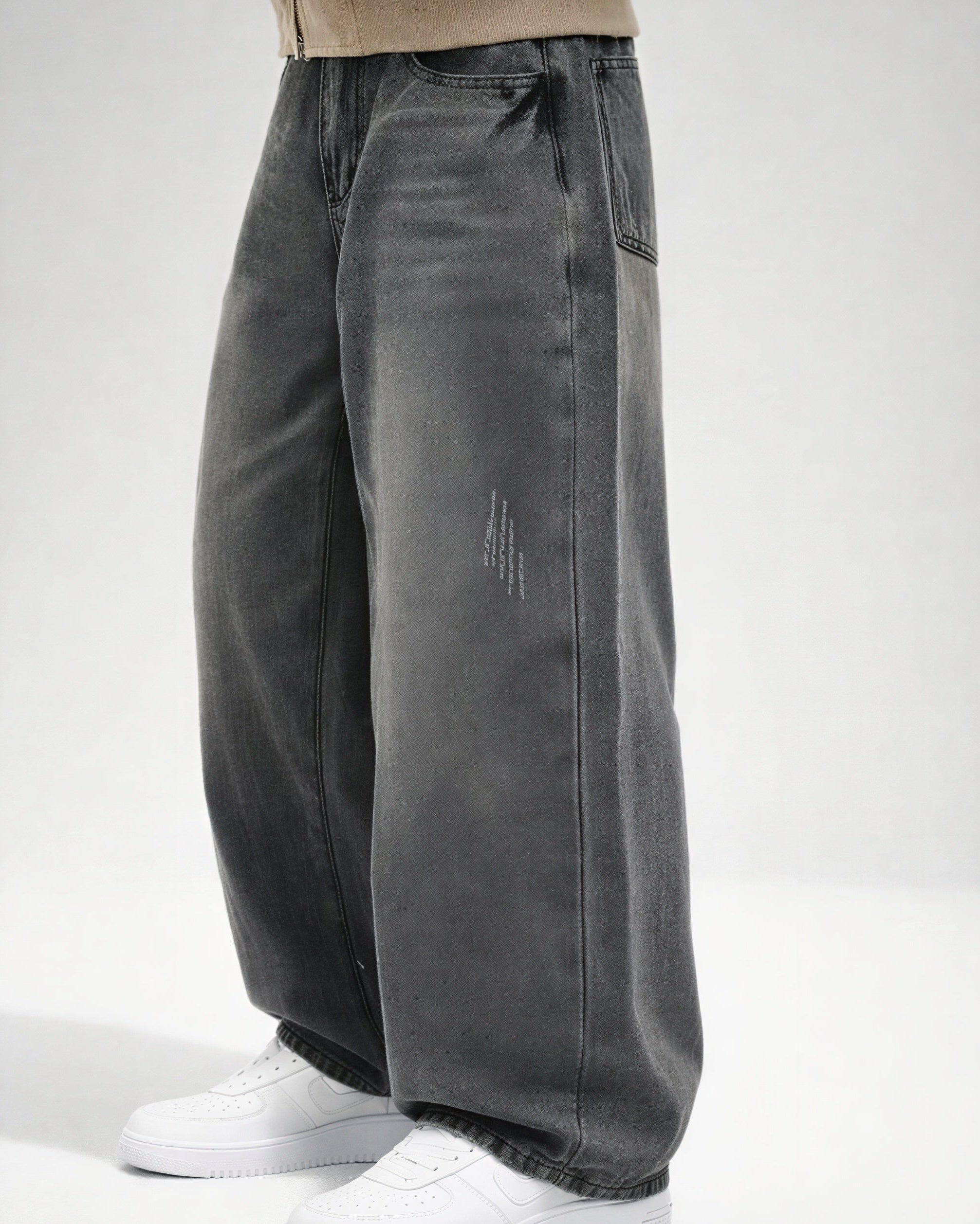 Shadow Wash Wide Jeans