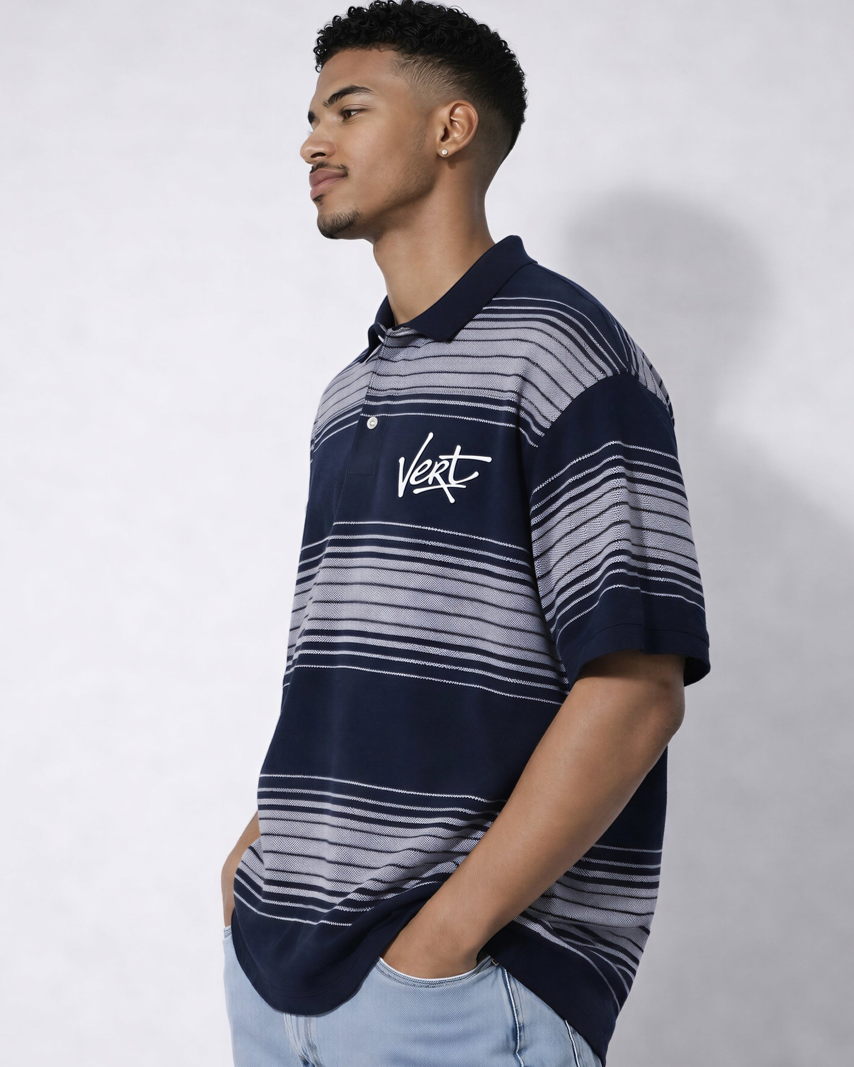 Vert Signature Stripe Polo