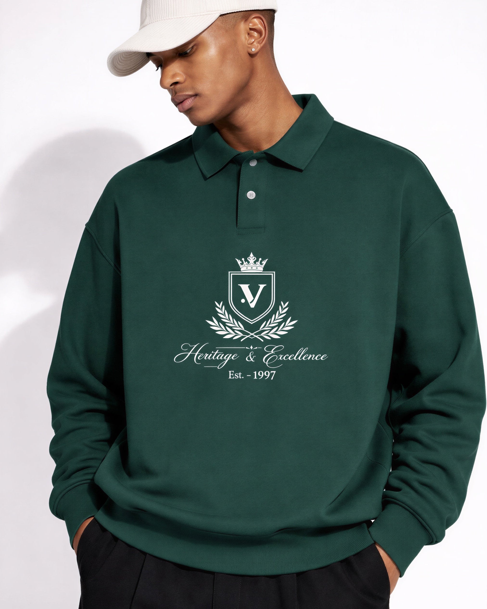 Heritage Crest Polo Sweat